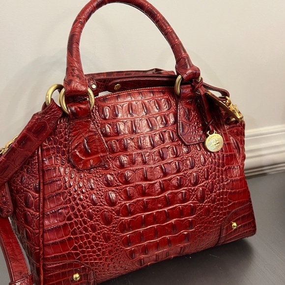 Tyler Cranberry Melbourne- Satchel with Wallet and Eyeglass Case - Picture 7 of 9